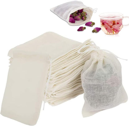 Unbleached 100% Cotton Tea Bags