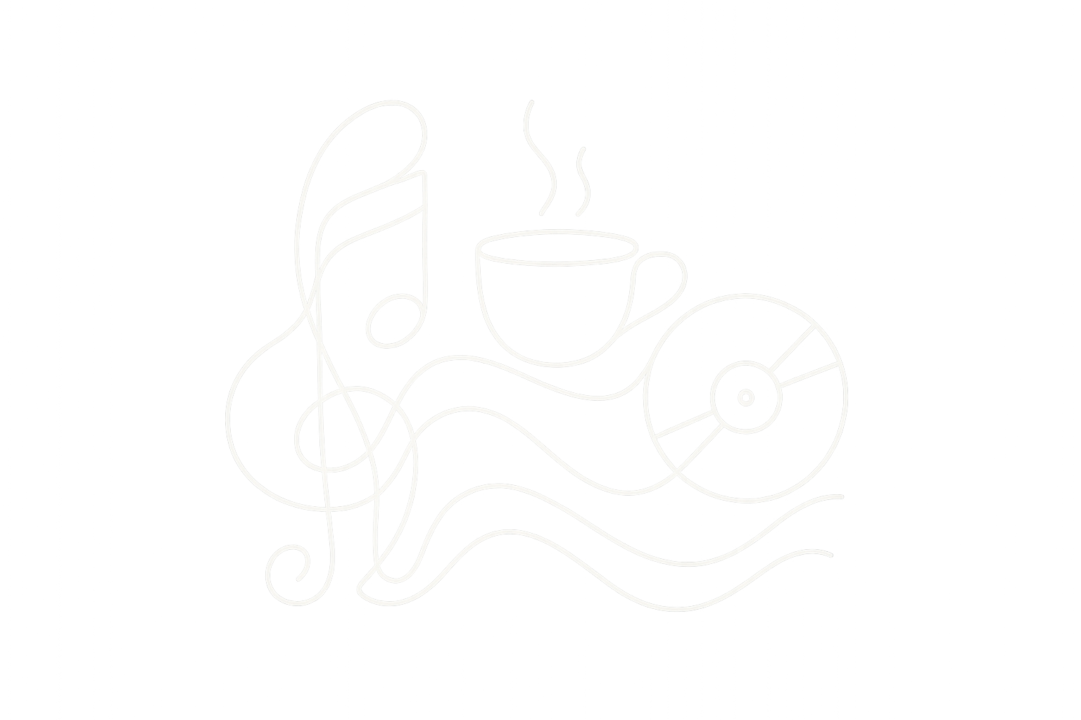 create a graphic icona with no background and white or black lines that corrispond to this playlist Golden Threads – Lo-fi & Soulful Chill
An infusion of lo-fi beats and soulful chill. Perfect for cosy moments and tea with friends.